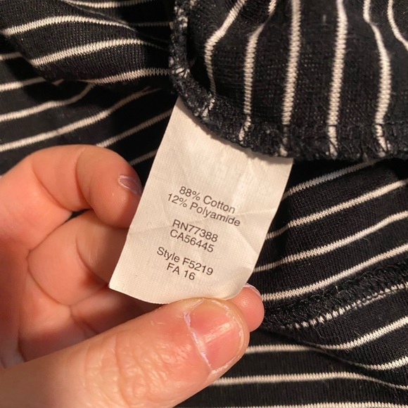 Madewell by JCrew Striped Bell Sleeve Mini Dress with Zipper Closure - Picture 6 of 7